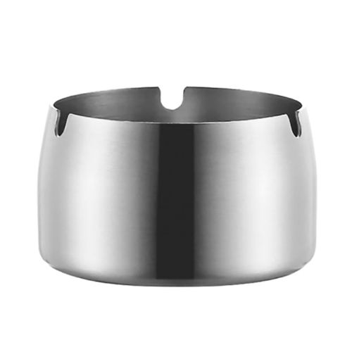 Large Natural Color Windproof Drop-Proof Thickened Steel Ashtray - 1