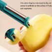 Yellow Multifunctional Fruit & Vegetable Cleaning Brush - 4