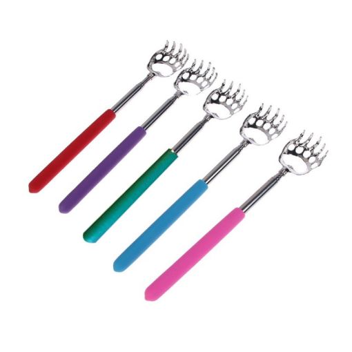 Telescopic Bear Claw Shape Massage Scratcher, Random Color (Feet) - 1