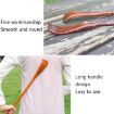 BQR01 Wooden Back Scratcher, Long Handle, Round Red Style - 5