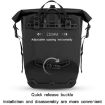 WEST BIKING 25L Mountain Bike Shelf Waterproof Bag (Black) - 3