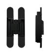 3D Adjustable Cross Folding Door Concealed Hinge, No. 2 Dumb Black - 1