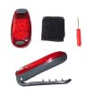 Warm Light 3 LED Red Bicycle Tail Light for Night Running and Cycling - 3