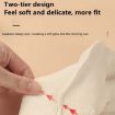Single Hole Hot and Cold Compress Facial Towel Mask with Straps - 3