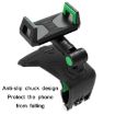 YF011 Car Control Panel Phone Bracket with Number Plate - Black Gray - 6