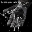 Warm Touch Screen Fingerless Riding Gloves, Size L (Black) - 5