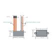Black AC 220-240V Negative Ion Generator Air Purifier Module - 3