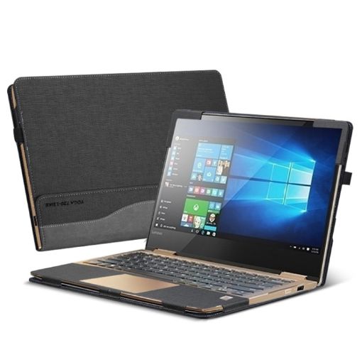 Lenovo Yoga 720-13 PU Leather Case (Gentleman Gray) - 1
