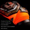 Ailsports ST5511 Goalkeeper Gloves, Size 9, Orange, Latex Protection - 3