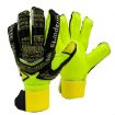 Ailsports ST5511 Goalkeeper Latex Gloves, Size 11 (Fluorescent Green) - 1