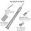 Steel Pick & Hand Drill Punch with 10 Aluminum Alloy Drills - 4