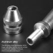 Aluminum Alloy Hand Twist Drill + 10 Drill Bits Punch - 6