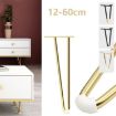 Black Gold 12cm LH-S0006 Metal Furniture Support Legs - 6