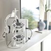 4-Floor Black Gamepad and Headphone Desktop Storage Rack - 6
