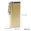 Gold Portable Cigarette Case with Sealed Lid Ashtray - 3