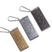Golden Engraved Flower Portable Cigarette Case with Sealed Ashtray - 2
