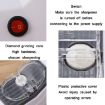 JJ-1 USB Plug Kitchen Electric Double Sided Knife Sharpener - 4