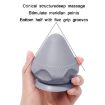 Silicone Suction Cup Muscle Massage Ball - Blue - 3