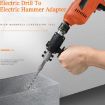 Electric Drill to Hammer Conversion Head, Hammer Modification (Orange) - 4