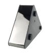 Stainless Steel Sofa Booster Pad, 5cm Thick, Rectangular, Gun Black - 5