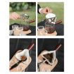 Stainless Steel Folding Funnel for Coffee Grounds - Outdoor Camping - 5