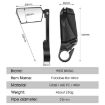 WEST BIKING Black Folding Bicycle Handlebar Mirror - 3
