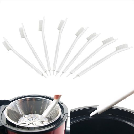 8 PCS White Nylon Cleaning Brushes for Soymilk Machine Juicer - 1