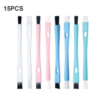 15 PCS Double-ended Coffee Maker Grinder Cleaning Brush Set - 1