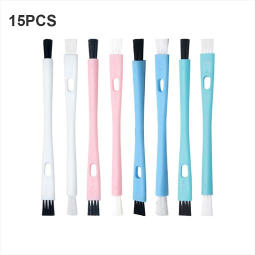 15 PCS Double-ended Coffee Maker Grinder Cleaning Brush Set - 1