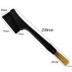 KFS-04 Black Double-ended Soft Coffee Machine Cleaning Brush - 2