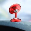 Red Luminous Aluminum Magnetic Car Phone Holder - 2