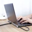 12 In 1 Gray Type C Laptop Smart Docking Station - 6