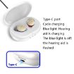 White Hearing Aid Sound Collector Voice Amplifier for Seniors - 3