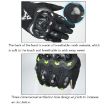 MOTOCENTRIC 13-MC-010 M Green Touch Screen Motorcycle Gloves - 5