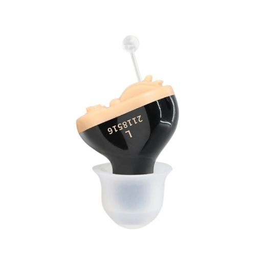 Black Left Ear Digital Noise Reduction Hearing Aid Sound Amplifier - 1