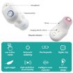 Skin Color TWS On-Ear Sound Amplifier Hearing Aid with Charger - 6