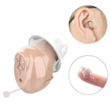 CIC Skin Color Digital Ear Hearing Aid Sound Amplifier for Elderly - 1