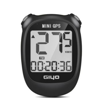 GIYO M3 Wireless Bike GPS LCD Cycling Computer Stopwatch (Black) - 1