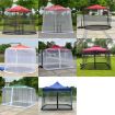 HY-0205 Black Parasol Net Cover for 300x230cm Banana Umbrellas - 2