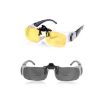 Adjustable Focus Fishing Telescope with Myopia, Yellow & Gray Clip - 6