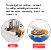 Portable Three-Head Windproof Outdoor Camping Stove - 4