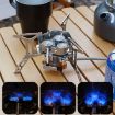 Portable Three-Head Windproof Outdoor Camping Stove - 6