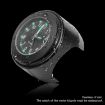 Aluminum Alloy Motorcycle Handlebar Clock, Black on Black - 5