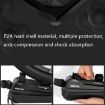 WILD MAN X2 Hard Shell EVA Bicycle Front Beam Bag (Black) 1L - 6