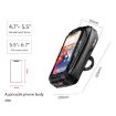 WILD MAN X3 0.5L Hard Shell Bike Phone Bag with Touch Screen (Red) - 3