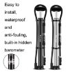 WEST BIKING YP0711122 Silver High Pressure Portable Bike Pump - 2