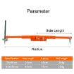 MYTEC Large Metal Compass for Woodworking and Decoration - 3
