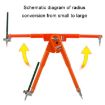 MYTEC Large Metal Compass for Woodworking and Decoration - 4