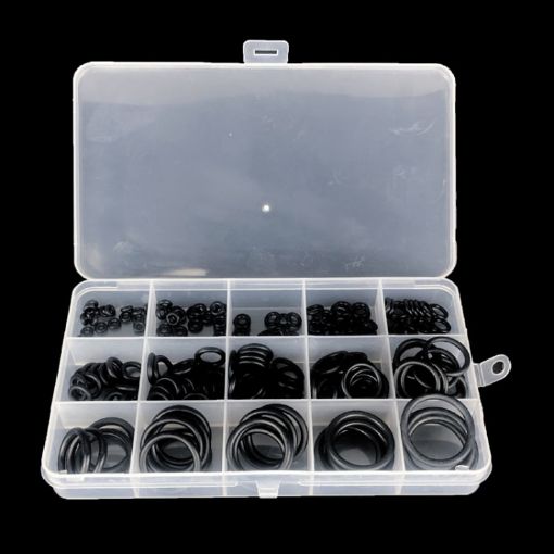200pcs High Temp Corrosion Resistant Car A/C Rubber O-Rings - 1