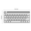 Ajazz K620T 62 Keys Bluetooth Mechanical Keyboard, Blue Shaft White - 3